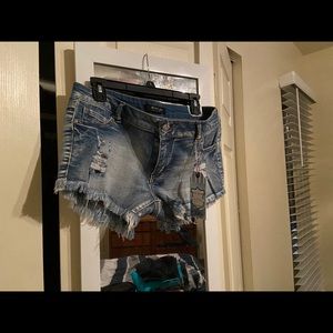 Wax Jean shorts